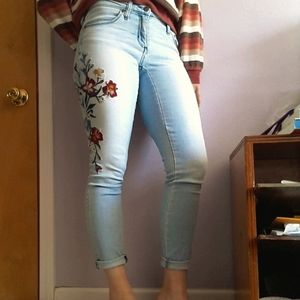 Universal Thread Embroidered Jeans